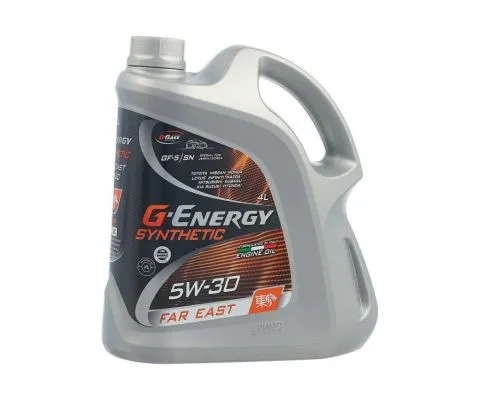 Моторное масло G-ENERGY Synthetic Far East 5W30, 4л