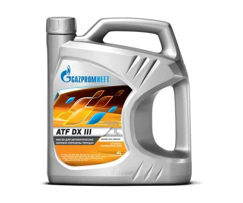 Трансмиссионное масло GAZPROMNEFT ATF DX III, 4л
