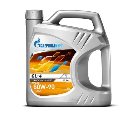 Трансмиссионное масло GAZPROMNEFT GL-4 80W90, 4л