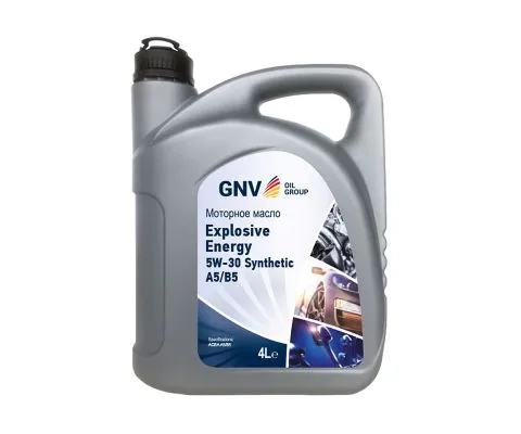 Моторное масло GNV Explosive Energy 5W30 Synthetic A5/B5, 4л