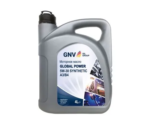 Моторное масло GNV Global Power 5W30 Synthetic A3/B4, 4л