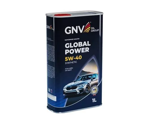 Моторное масло GNV Global Power 5W40 Synthetic A3/B4, 1л