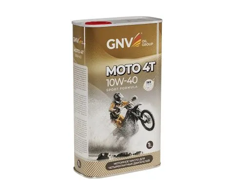 Моторное масло GNV Moto 4T Sport Formula 10W40, 1л