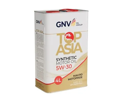Моторное масло GNV Top Asia 5W30, 4л