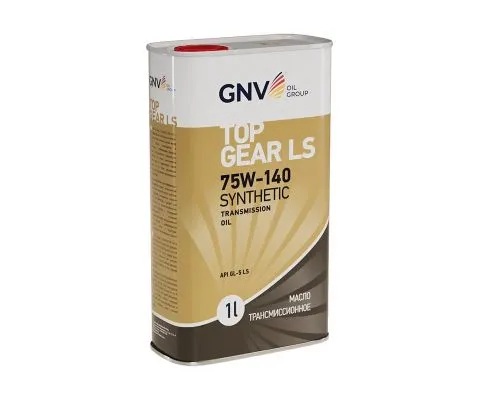 Трансмиссионное масло GNV Top Gear LS 75W140, 1л