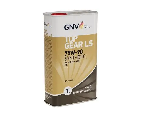 Трансмиссионное масло GNV Top Gear LS Synthetic 75W90, 1л