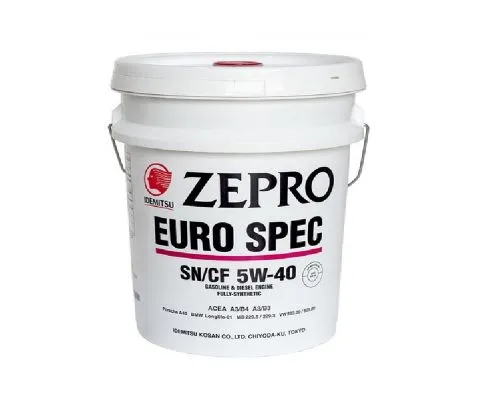 Моторное масло IDEMITSU Zepro Euro SPEC 5W40 SN/CF, 1л на розлив