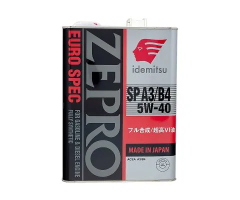 Моторное масло IDEMITSU Zepro Euro SPEC 5W40 SP, 4л