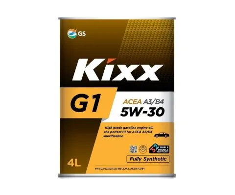 Моторное масло KIXX G1 5W30 A3/B4, 4л