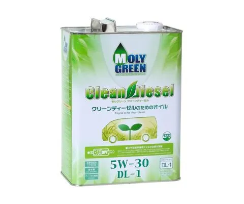 Моторное масло MOLYGREEN Clean Diesel DL-1 5W30, 4л