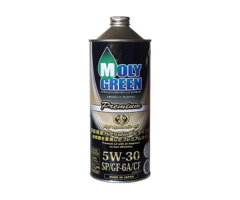 Моторное масло MOLYGREEN Premium 5W30 SP/GF-6A/CF, 1л
