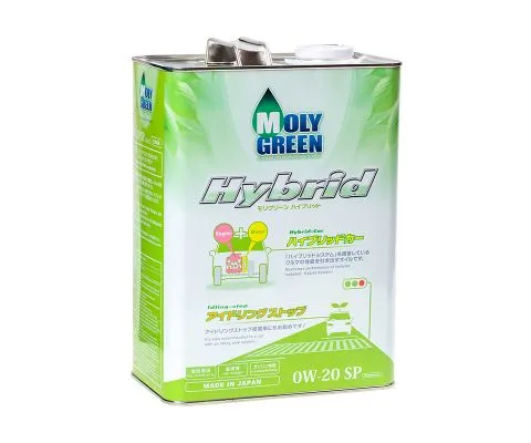 Моторное масло MOLYGREEN Hybrid 0W20 SP, 4л