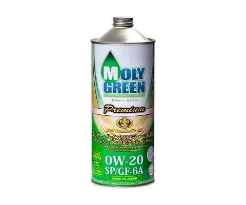 Моторное масло MOLYGREEN Premium 0W20 SP/GF-6A, 1л