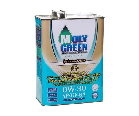 Моторное масло MOLYGREEN Premium 0W30 SP/GF-6A, 4л