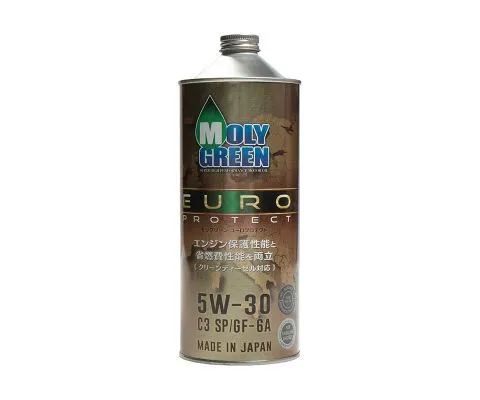 Моторное масло MOLYGREEN Premium Euro Protect 5W30 C3 SP/GF-6A, 1л