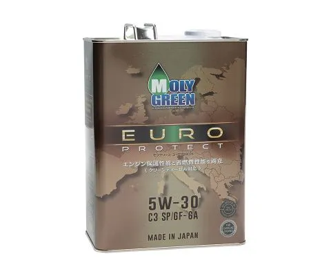 Моторное масло MOLYGREEN Premium Euro Protect 5W30 C3 SP/GF-6A, 4л
