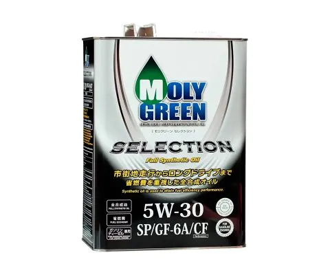 Моторное масло MOLYGREEN Selection 5W30 SP/GF-6A/CF, 4л