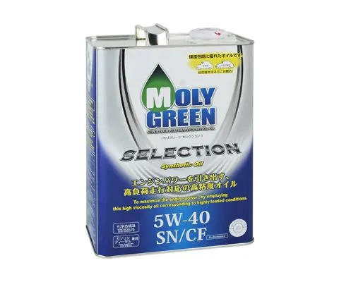Моторное масло MOLYGREEN Selection 5W40 SN/CF, 4л