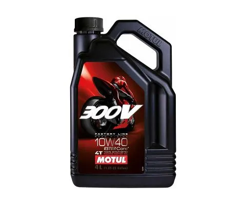 Моторное масло MOTUL 300V 4T Factory Line Road Racing 10W40, 4л