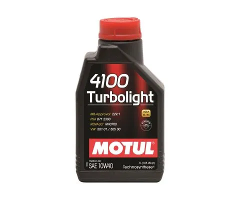 Моторное масло MOTUL 4100 Turbolight 10W40, 1л