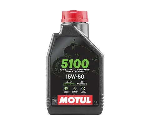 Моторное масло MOTUL 5100 4T 15W50, 1л