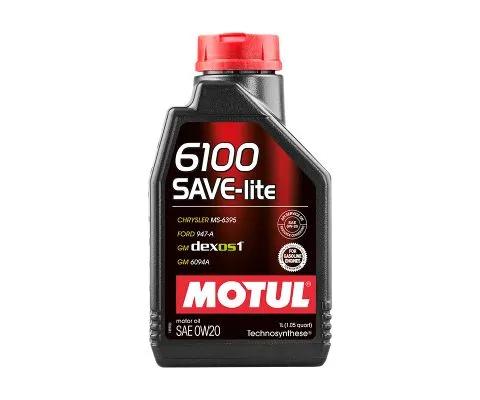 Моторное масло MOTUL 6100 Save-Lite 0W20, 1л