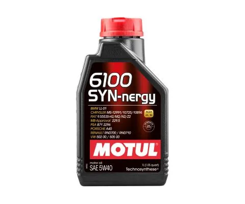 Моторное масло MOTUL 6100 Syn-Nergy 5W40, 1л