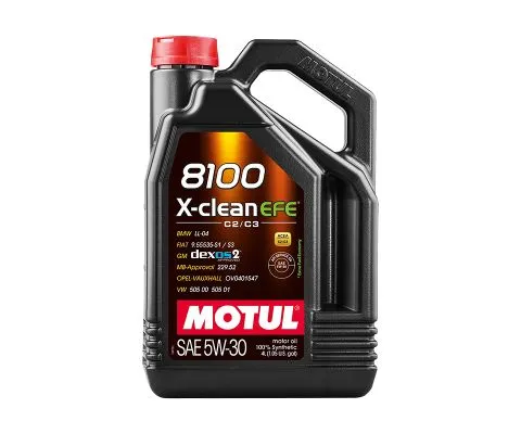 Моторное масло MOTUL 8100 X-Clean EFE 5W30, 4л