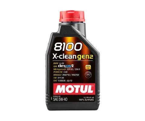 Моторное масло MOTUL 8100 X-clean GEN2 5W40, 1л