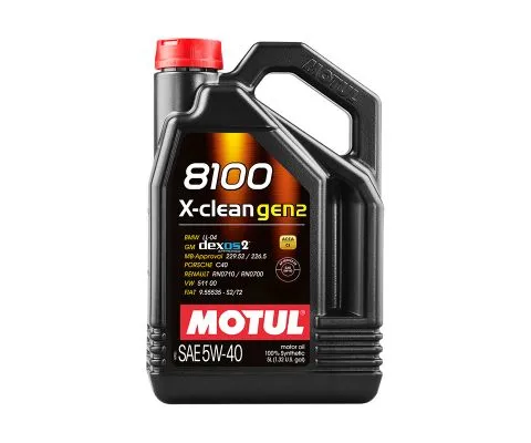 Моторное масло MOTUL 8100 X-clean GEN2 5W40, 5л