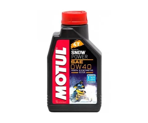 Моторное масло MOTUL SnowPower 4T 0W40, 1л