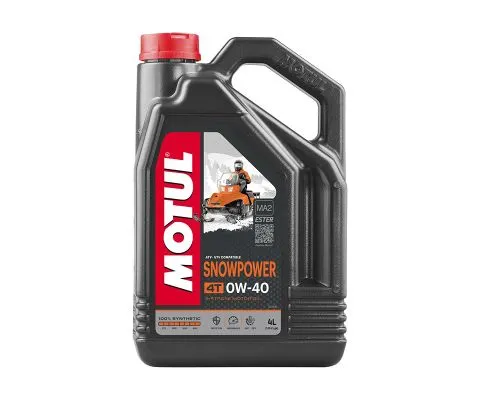 Моторное масло MOTUL SnowPower 4T 0W40, 4л