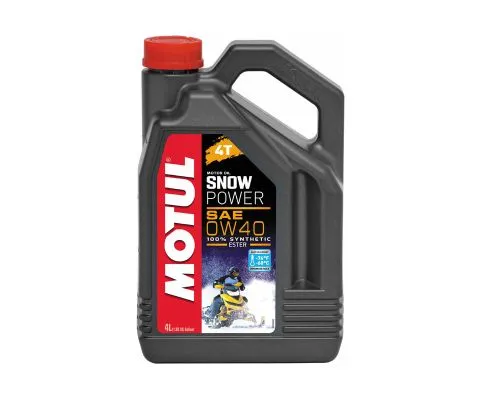 Моторное масло MOTUL SnowPower 4T 0W40, 4л