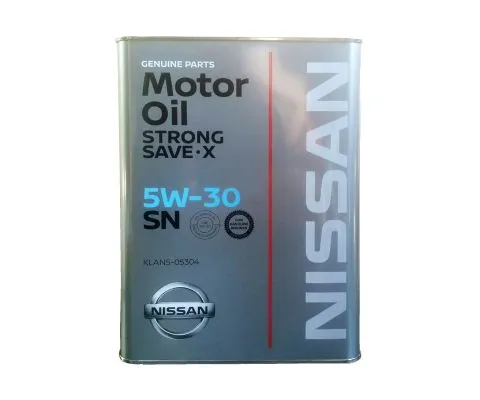 Моторное масло NISSAN Strong Save X 5W30 SN, 4л