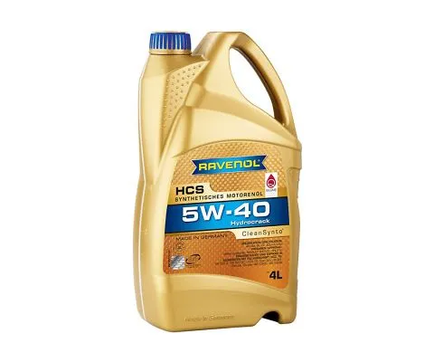 Моторное масло RAVENOL HCS 5W40, 4л