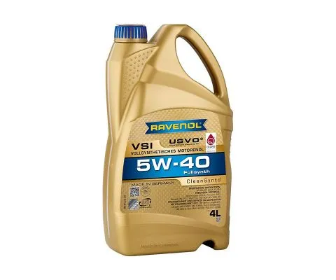 Моторное масло RAVENOL VSI 5W40, 4л