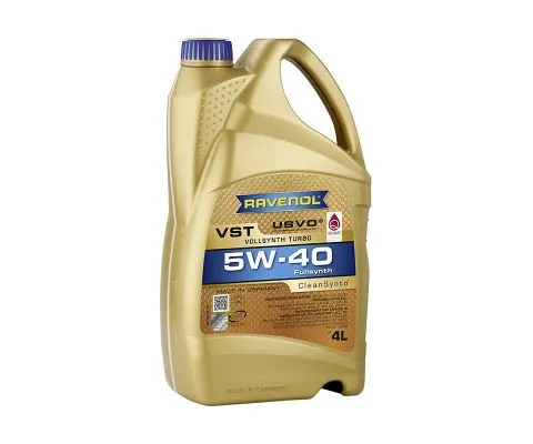 Моторное масло RAVENOL VST 5W40, 4л