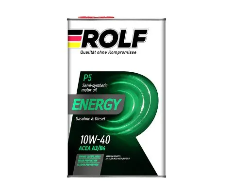 Моторное масло ROLF Energy 10W40 SL/CF, 1л