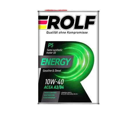 Моторное масло ROLF Energy 10W40 SL/CF, 4л