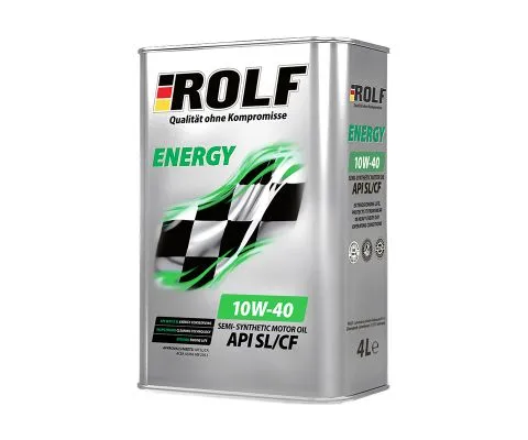 Моторное масло ROLF Energy 10W40 SL/CF, 4л