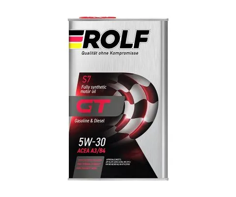 Моторное масло ROLF GT 5W30 A3/B4, 1л