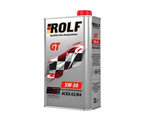 Моторное масло ROLF GT 5W30 A3/B4, 1л