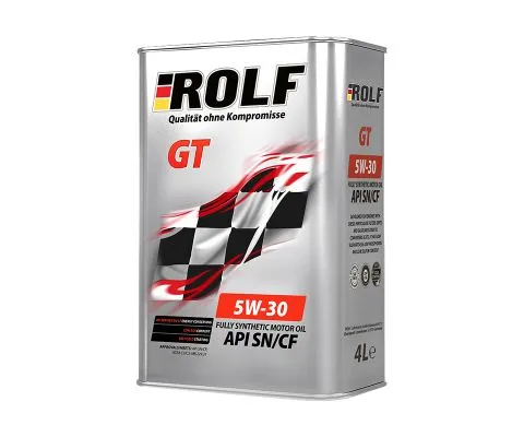Моторное масло ROLF GT 5W30 SN/CF, 4л
