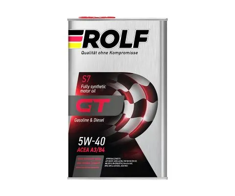 Моторное масло ROLF GT 5W40 SN/CF, 1л