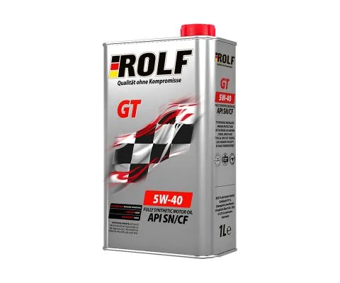 Моторное масло ROLF GT 5W40 SN/CF, 1л