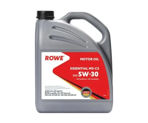 Моторное масло ROWE Essential MS-C3 5W30, 4л