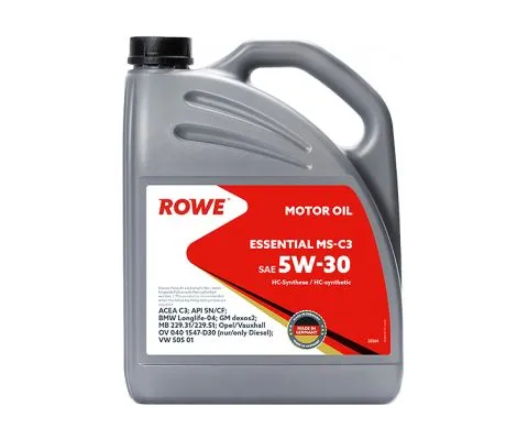 Моторное масло ROWE Essential 5W30  MS-C3, 5л