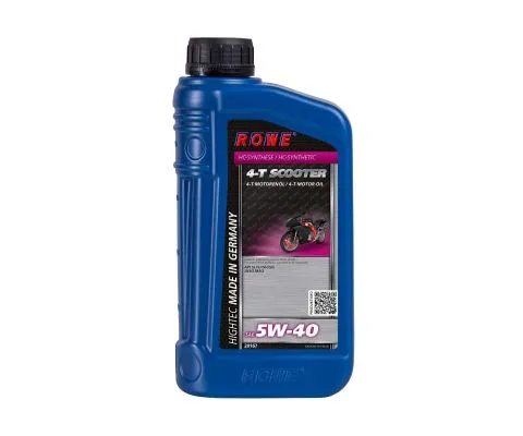 Моторное масло ROWE Hightec 4-T Scooter 5W40, 1л