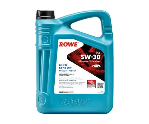 Моторное масло ROWE Hightec Multi Synt DPF 5W30, 4л