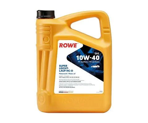 Моторное масло ROWE Hightec Super Leichtlauf HC-O 10W40, 5л
